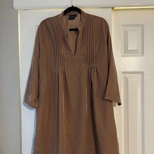 Madison Mathews Dusty Rose Velvet Dress